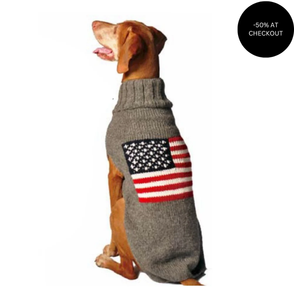 American Flag Dog Sweater, from Chilly Dog