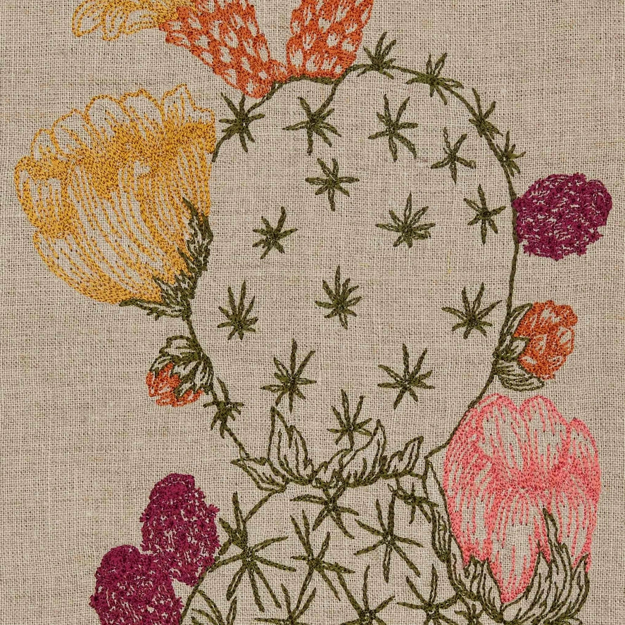 Prickly Pear Cactus Bloom Tea Towel, from Coral & Tusk
