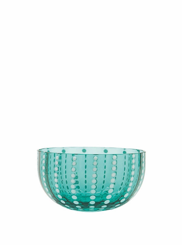 Perle bowl in Green, from Zafferano