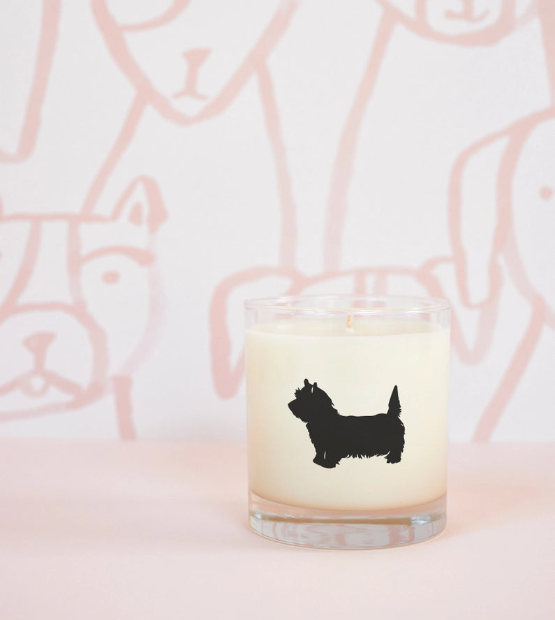 West Highland Terrier Dog Breed Soy Candle, from Scripted Fragrance