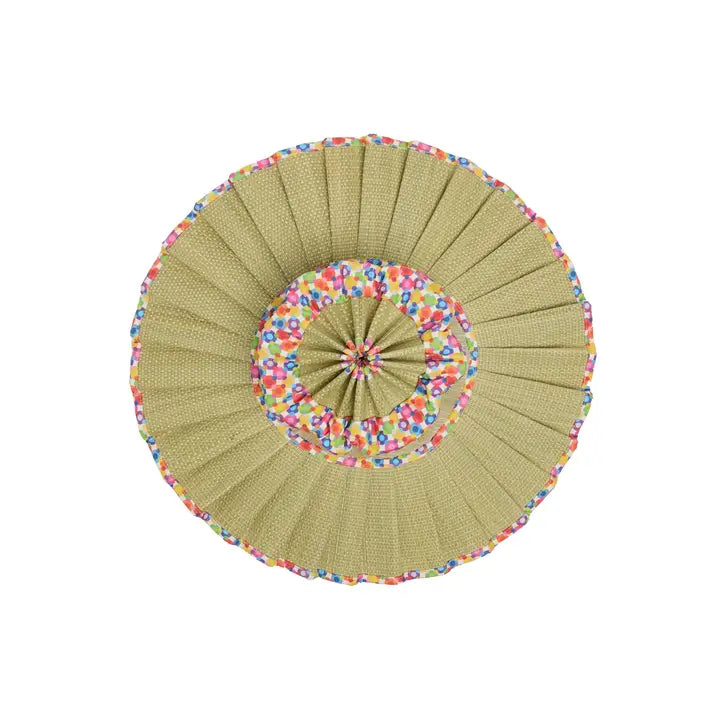 Sun Speckles Luxe Capri Maxi Hat in Morning, from Lorna Murray