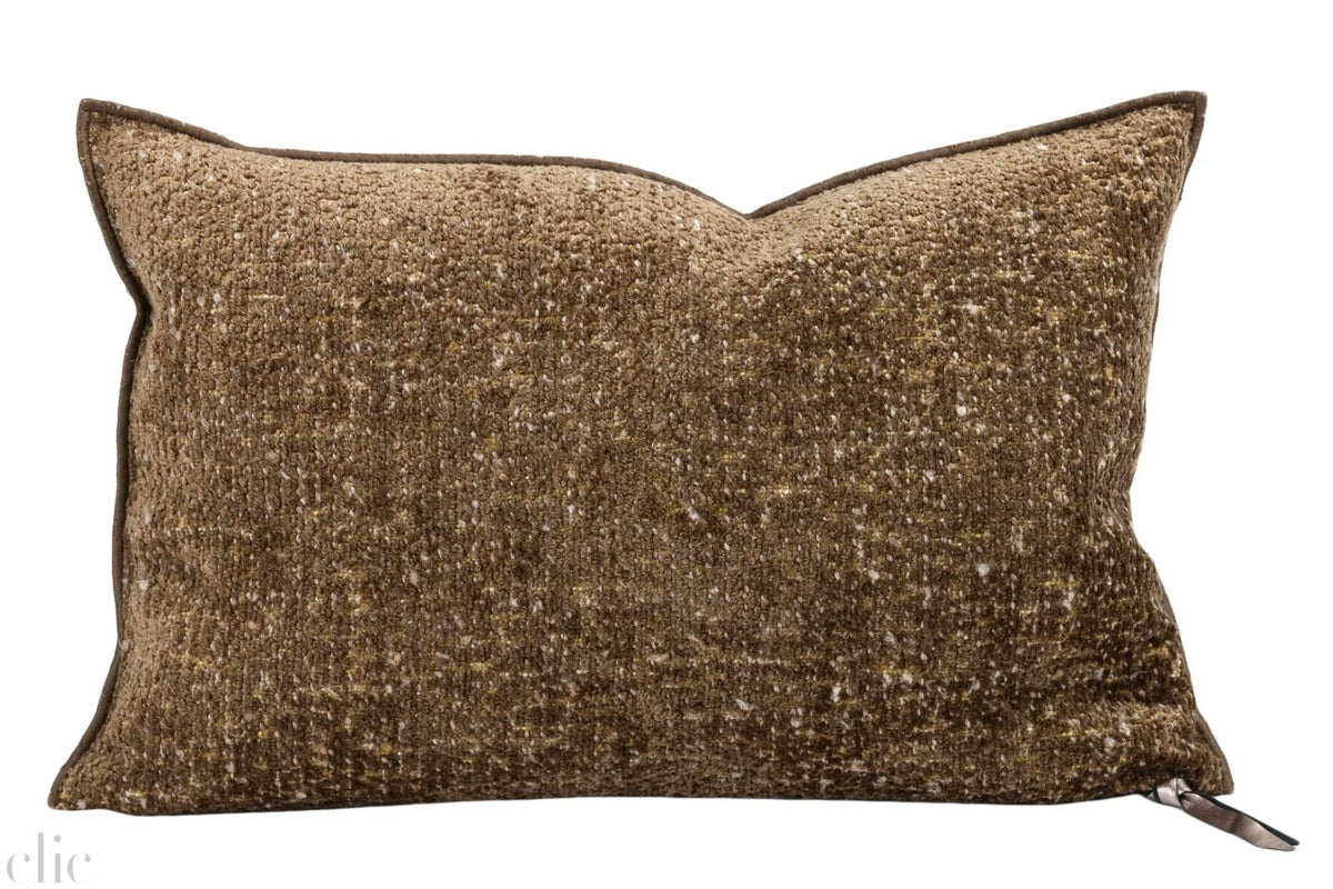 Wicked Pollock Chenille Pillow 16x24 in Bronze, from Maison de Vacances