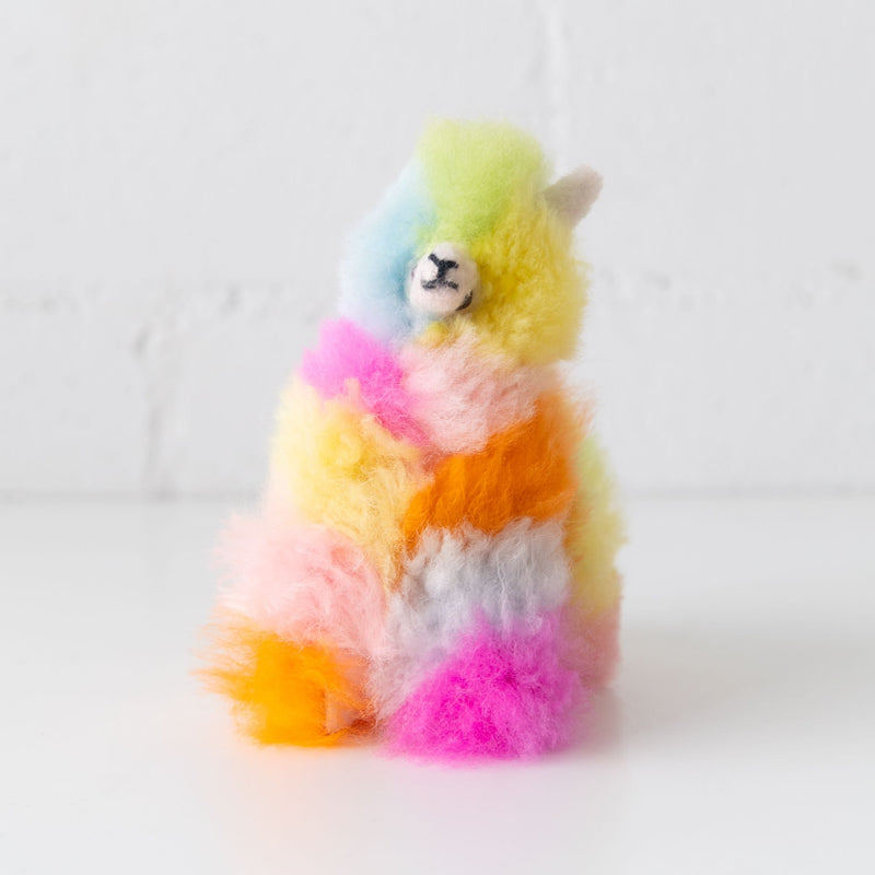 Mini Rainbow Llama, from Inspired Peru