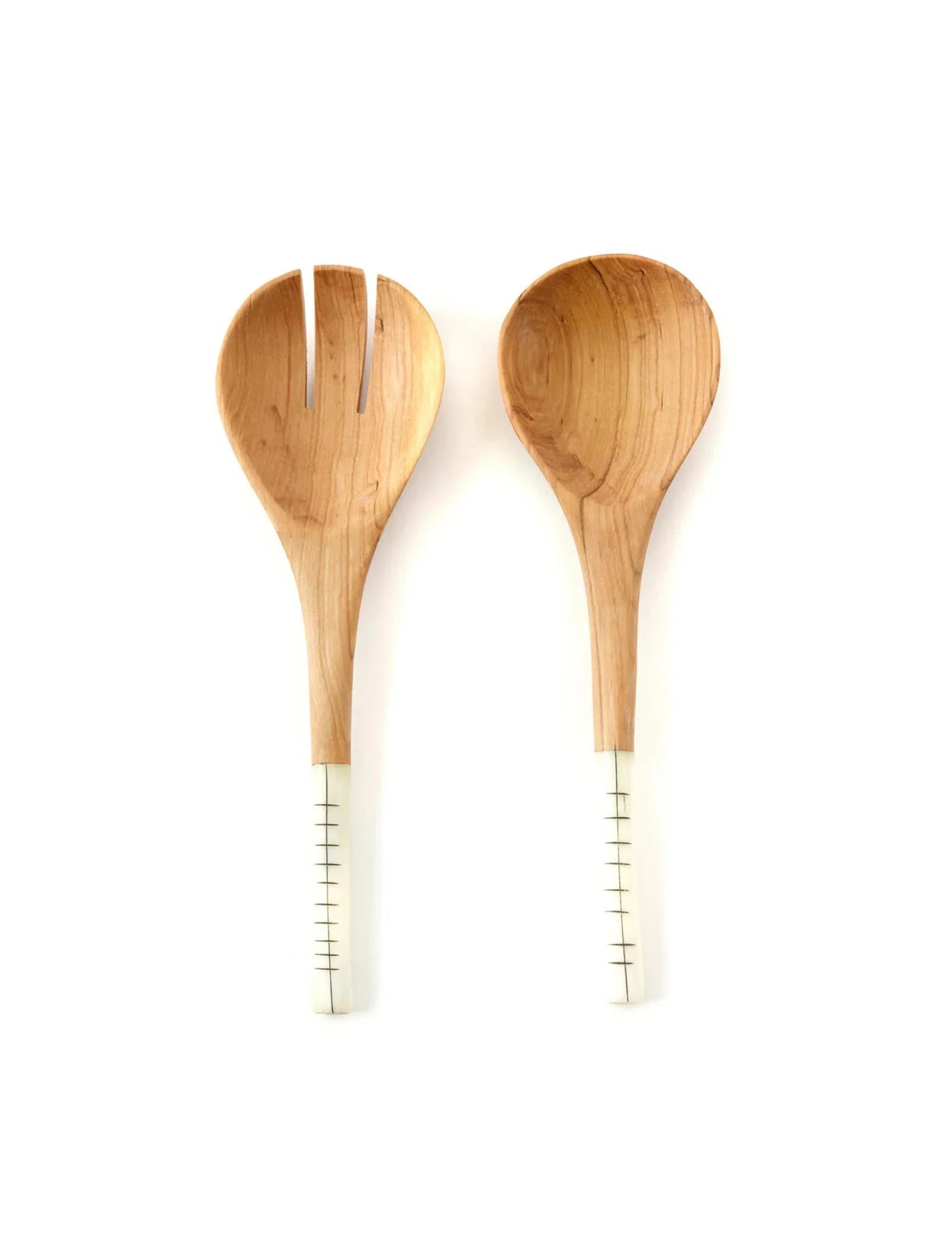 Short and Sweet Salad Servers, from Swahili African Modern