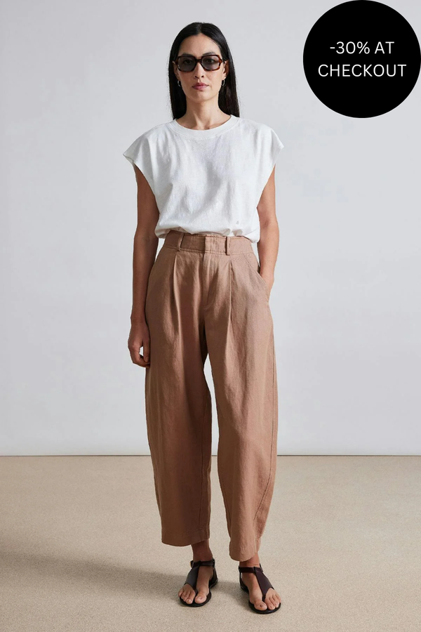 Petite Bari Crop Trouser, from Apiece Apart