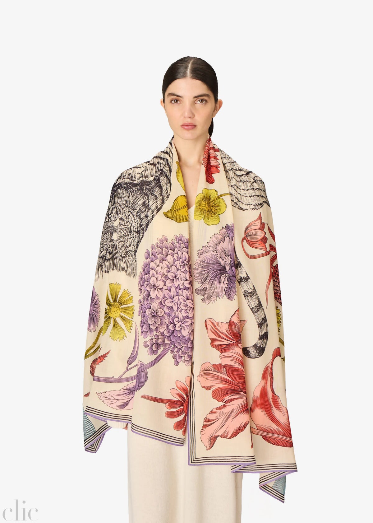 Gustav Scarf in Multicolor, from Inoui Editions