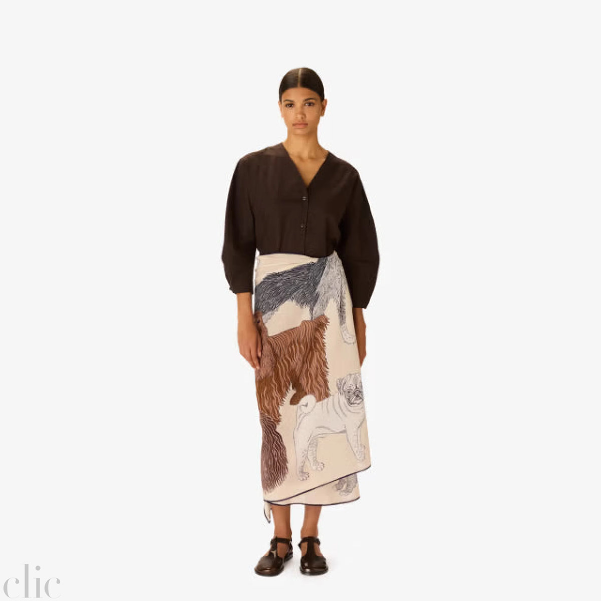 TouTou Scarf in White, from Inoui Editions