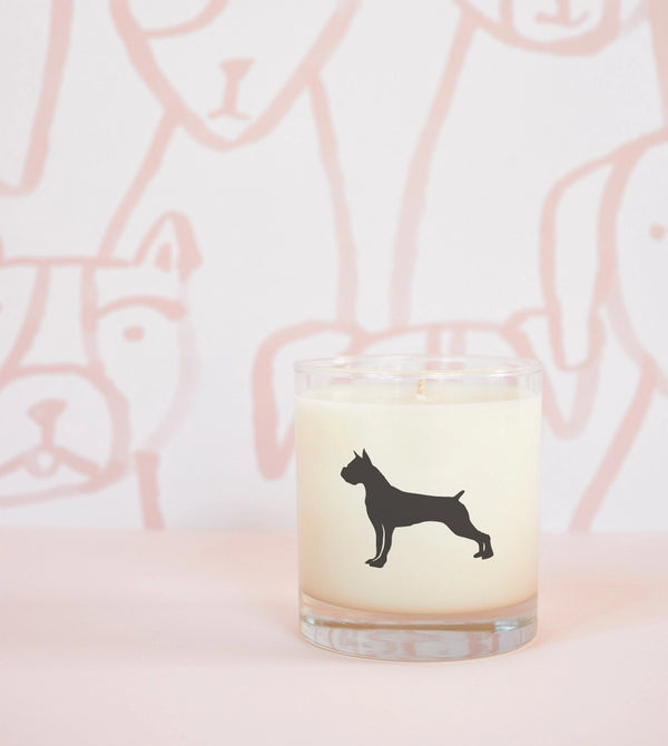 Boxer Dog Breed Soy Candle, from Scripted Fragrence