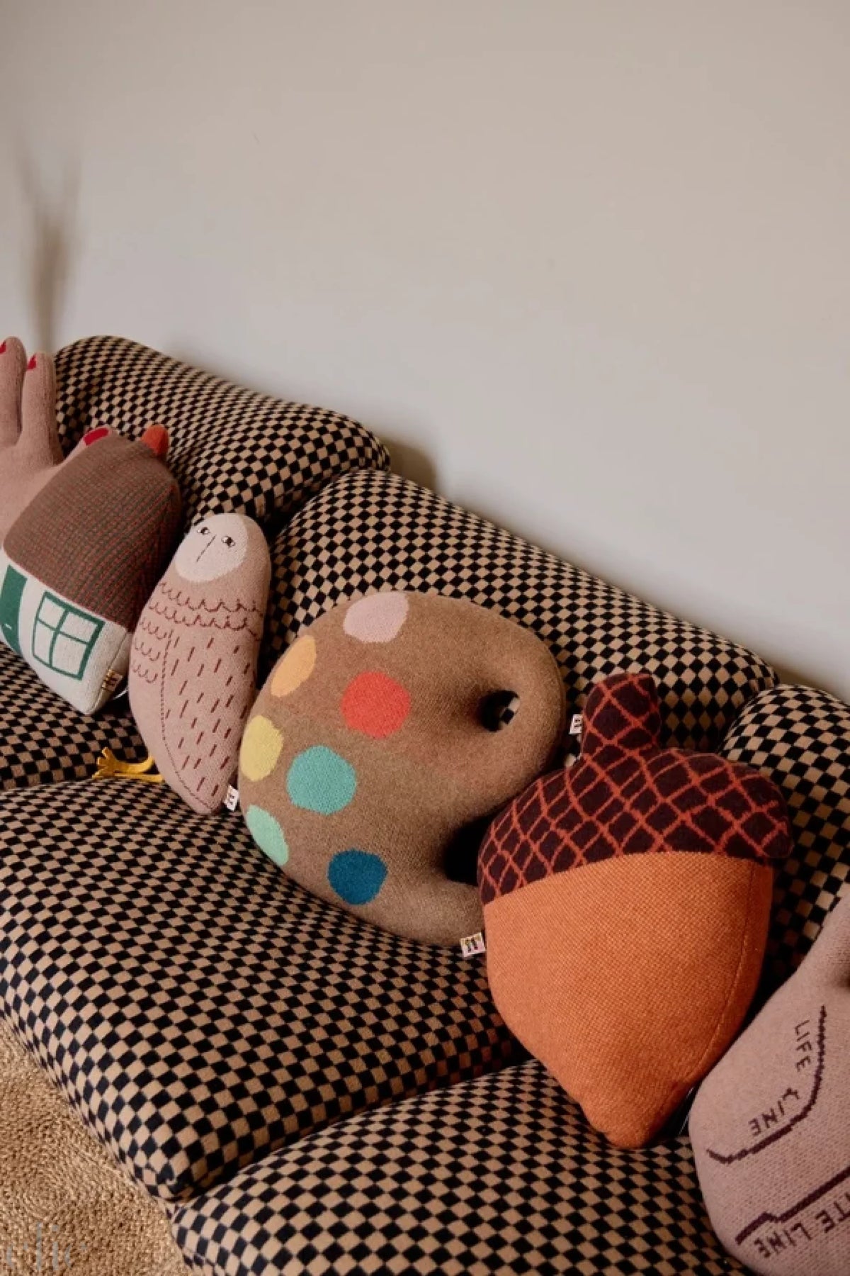 Acorn Shaped Cushion, from Donna Wilson