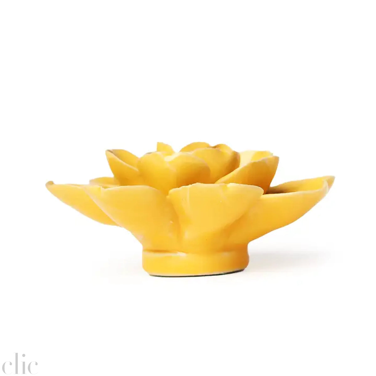 Easter Ceramic Tahitian Flower in Yellow