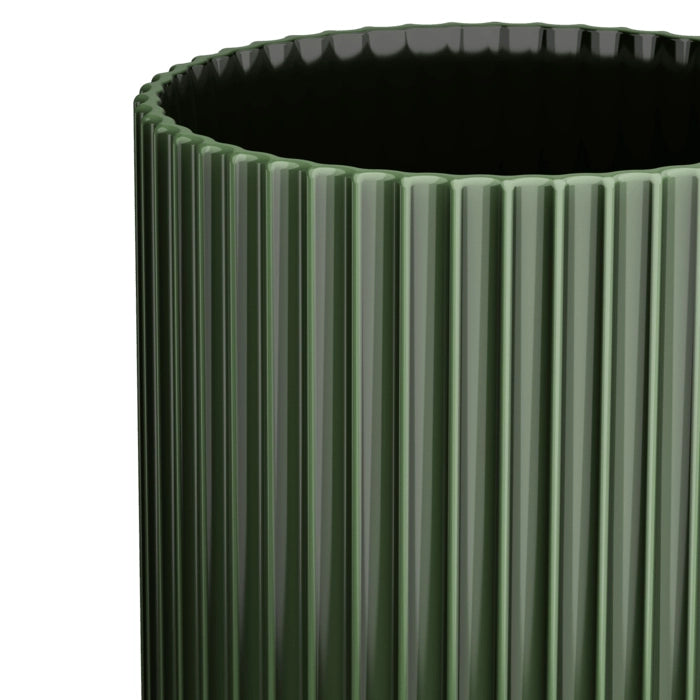 Lyngby Vase 12.2" in Dark Green, from Lyngby Porcelaen