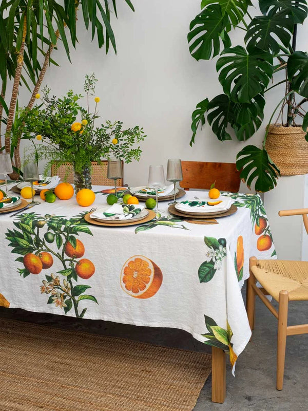 Citrus Tablecloth, from Linoroom