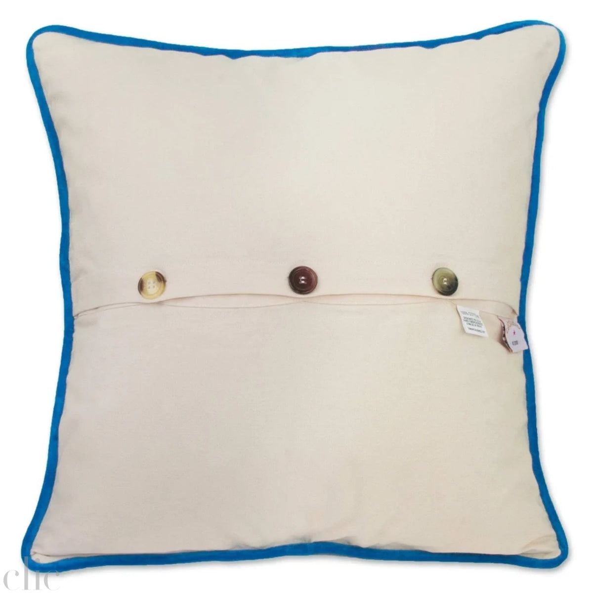 Miami Hand-Embroidered Pillow