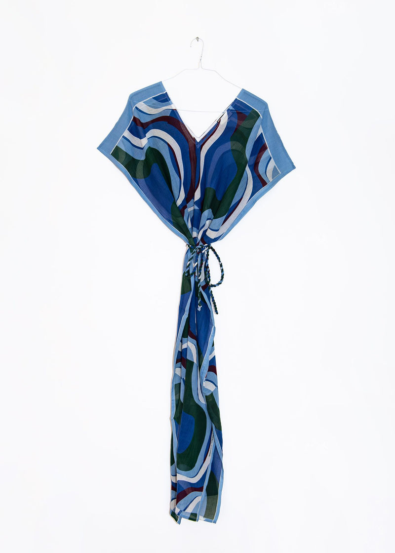 Hydra Songe Dress in Blue, from Mapoesie