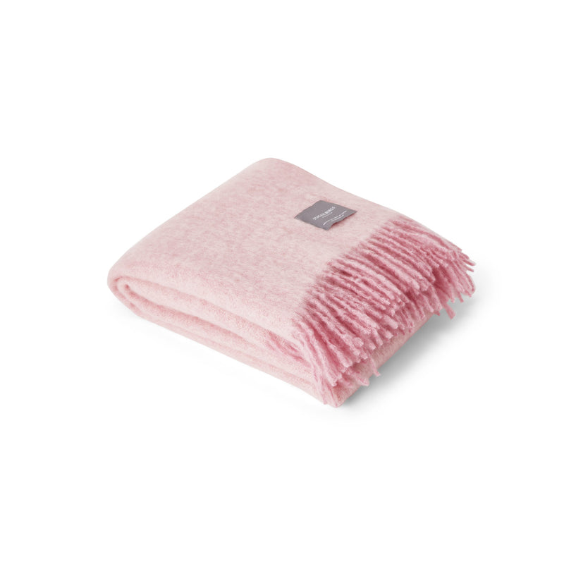 Mohair Blanket in Pelagon and Pink, from Stackelbergs