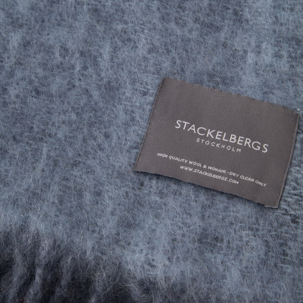 Mohair Blanket Tide & Blue Fog Melange, from Stackelbergs