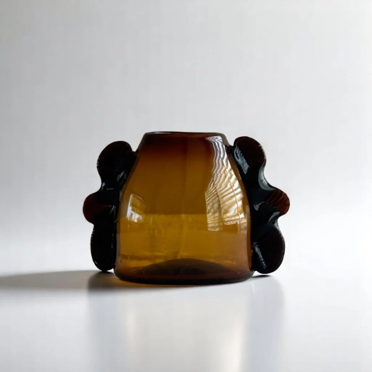 Dalila Bud Vase in Amber, from Meso