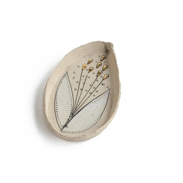 Front Droplet Leaf Dish, from Helen Prior