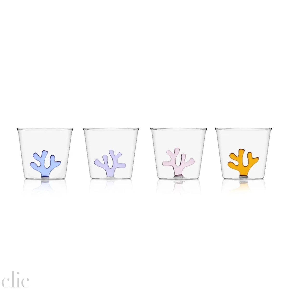 Whimsical Set of 4 Tumbler Glasses, from Sprezz