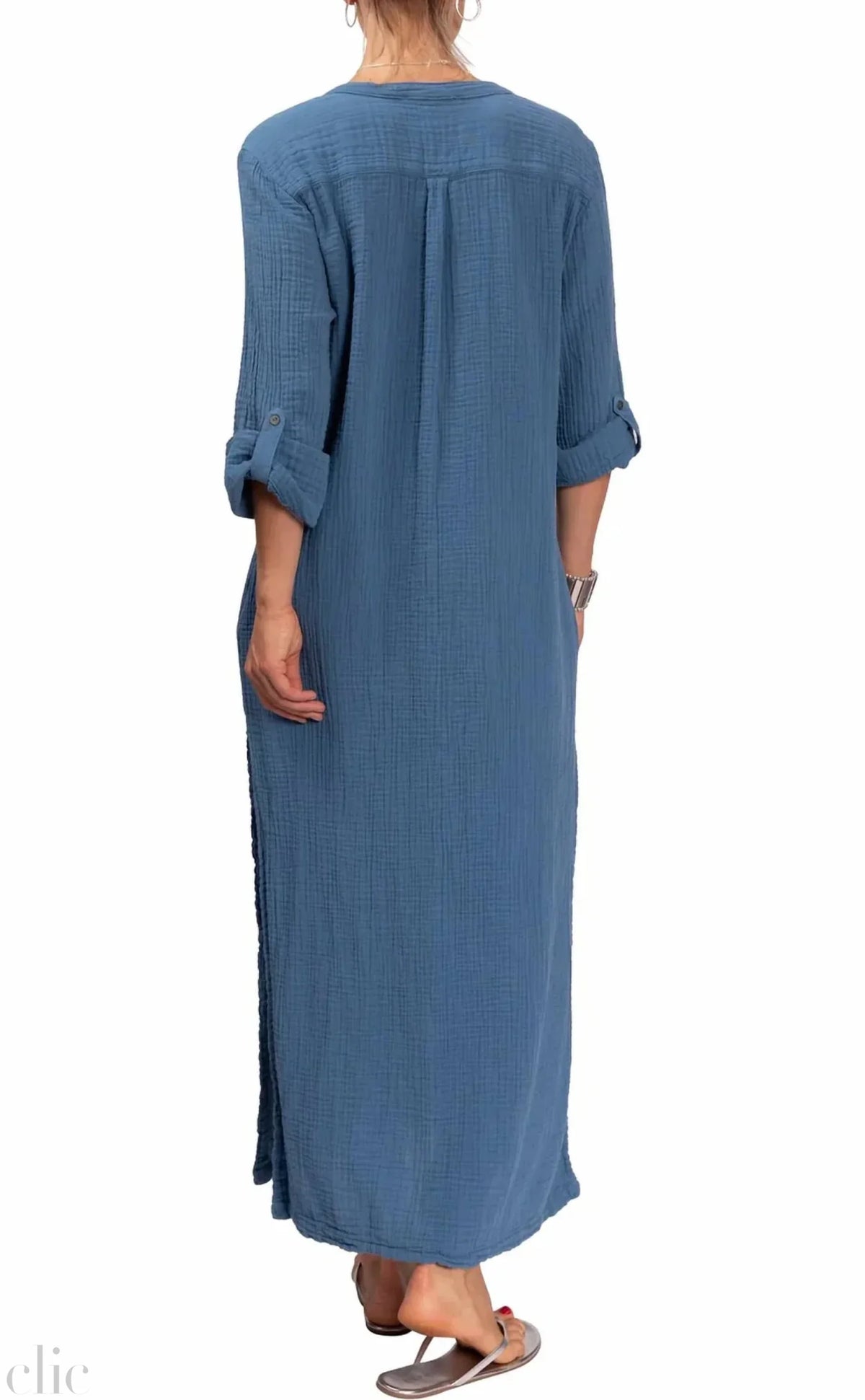 Tracey Caftan Dress in Denim, from Everyday Ritual