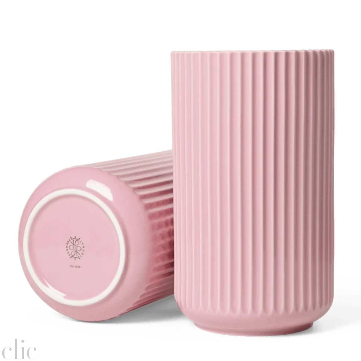 Lyngby Vase 9.8" in Rose, from Lyngby Porcelaen