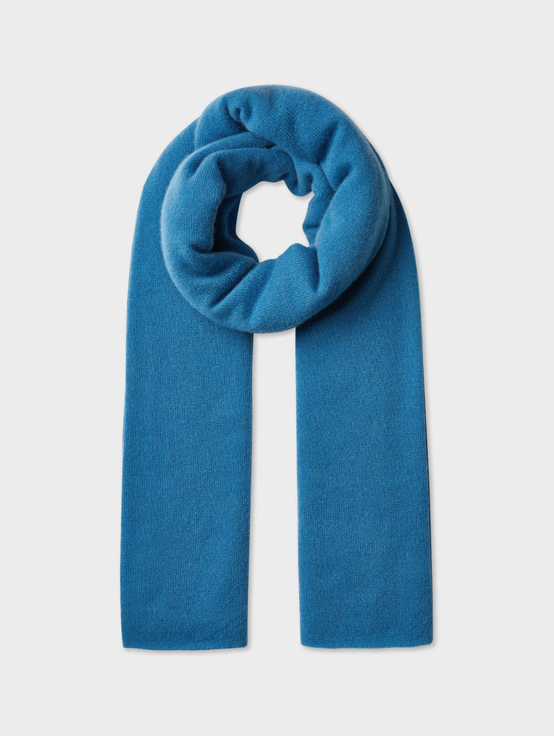 Cashmere Travel Wrap in Blue Jean, from White & Warren