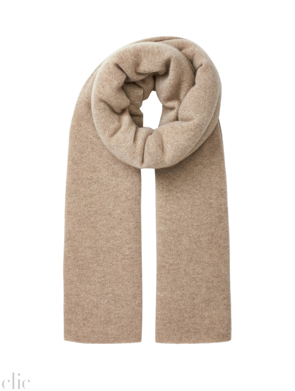 Cashmere Travel Wrap in Taupe Heather, from White and Warren