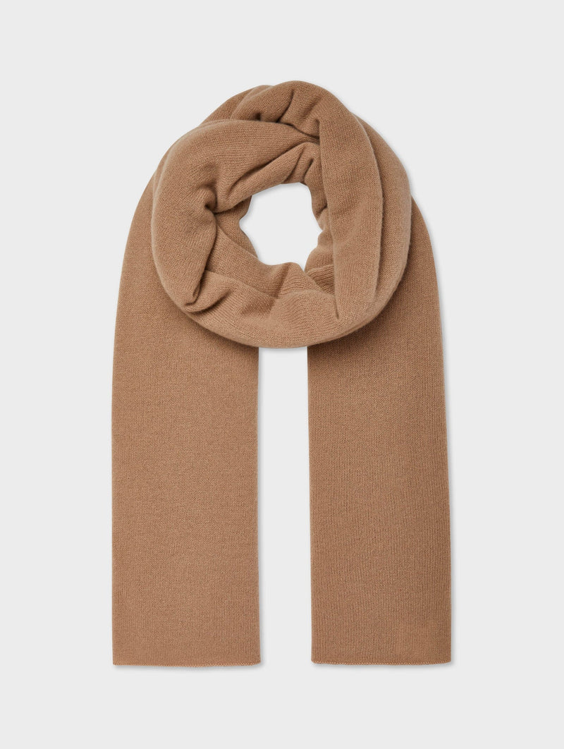 Cashmere Travel Wrap in Camel, from White and Warren