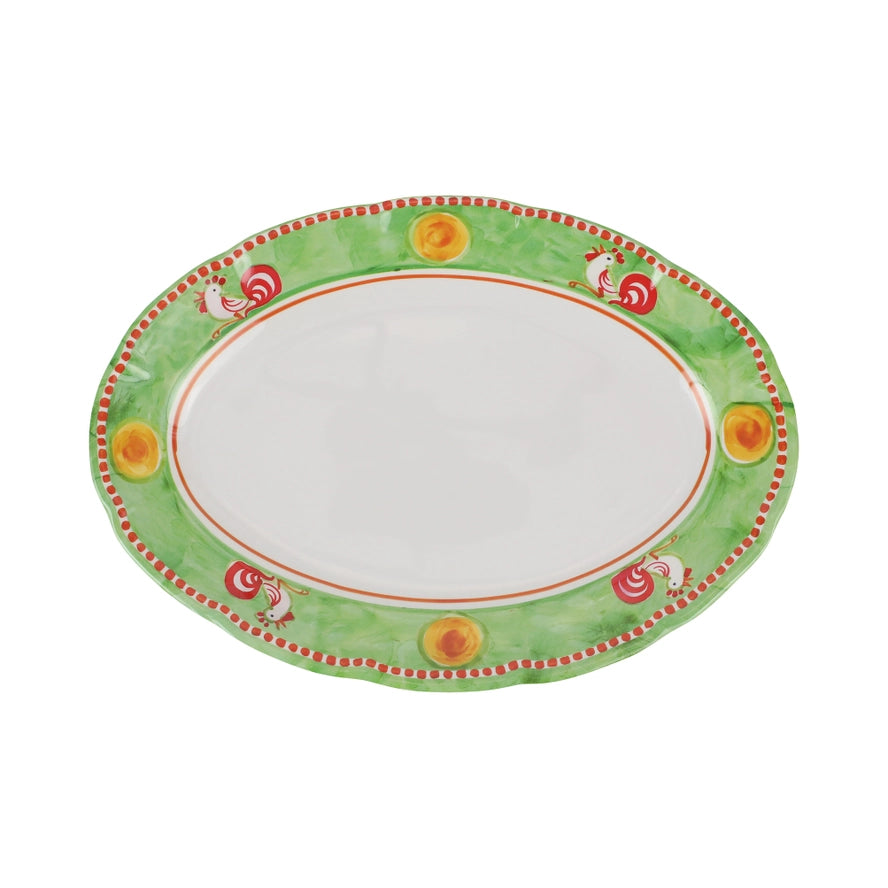 Gallina Oval Platter, from Vietri