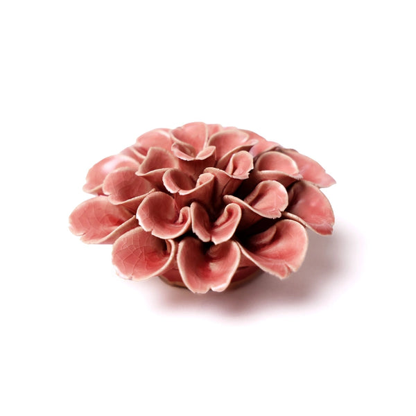 Ceramic Flower Wall Art Flower in Pink 11, from Chive