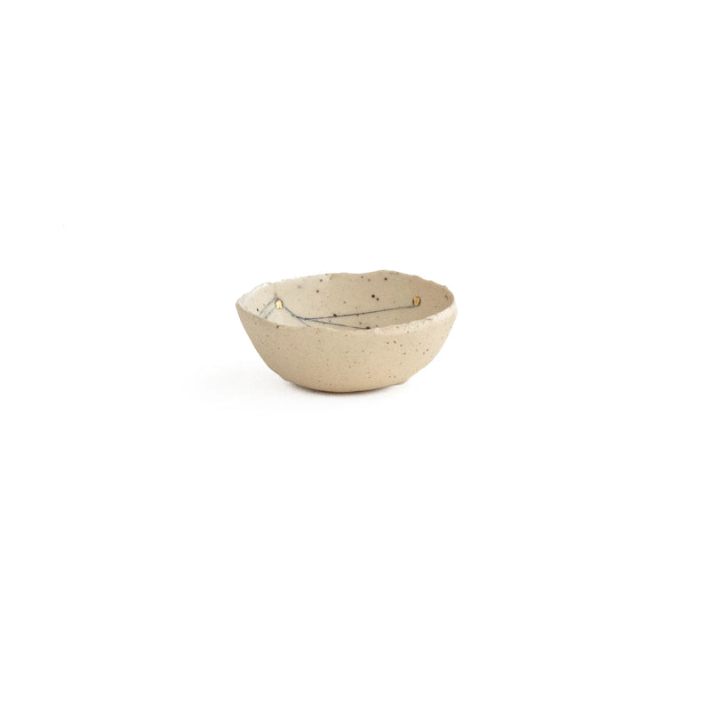 Gold Dot Promise Salt Dish, from Helen Prior