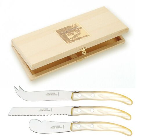 3 Piece Berlingot Breakfast Set in Natural, from Claude Dozorme