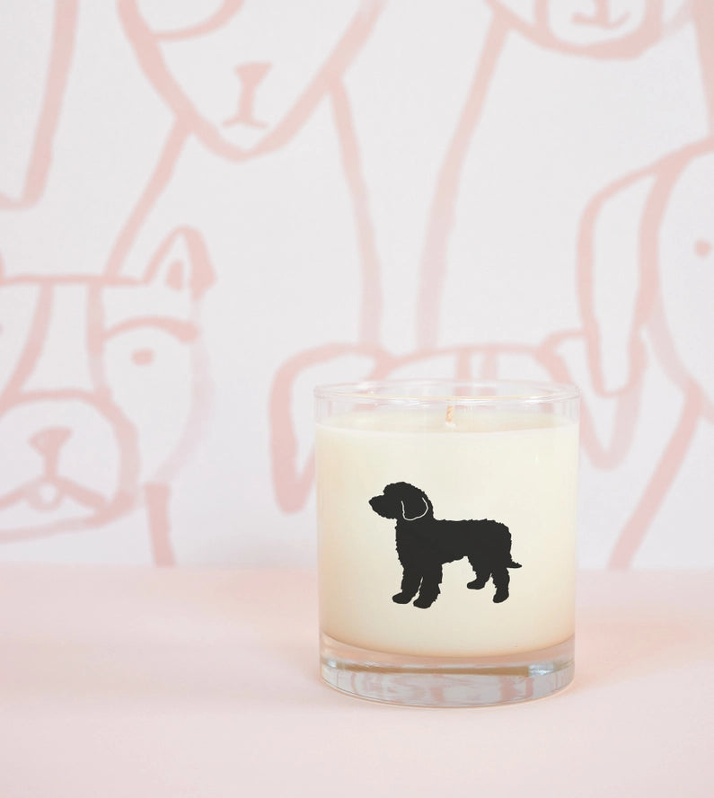 Goldendoodle Dog Soy Candle, from Scripted Fragrence