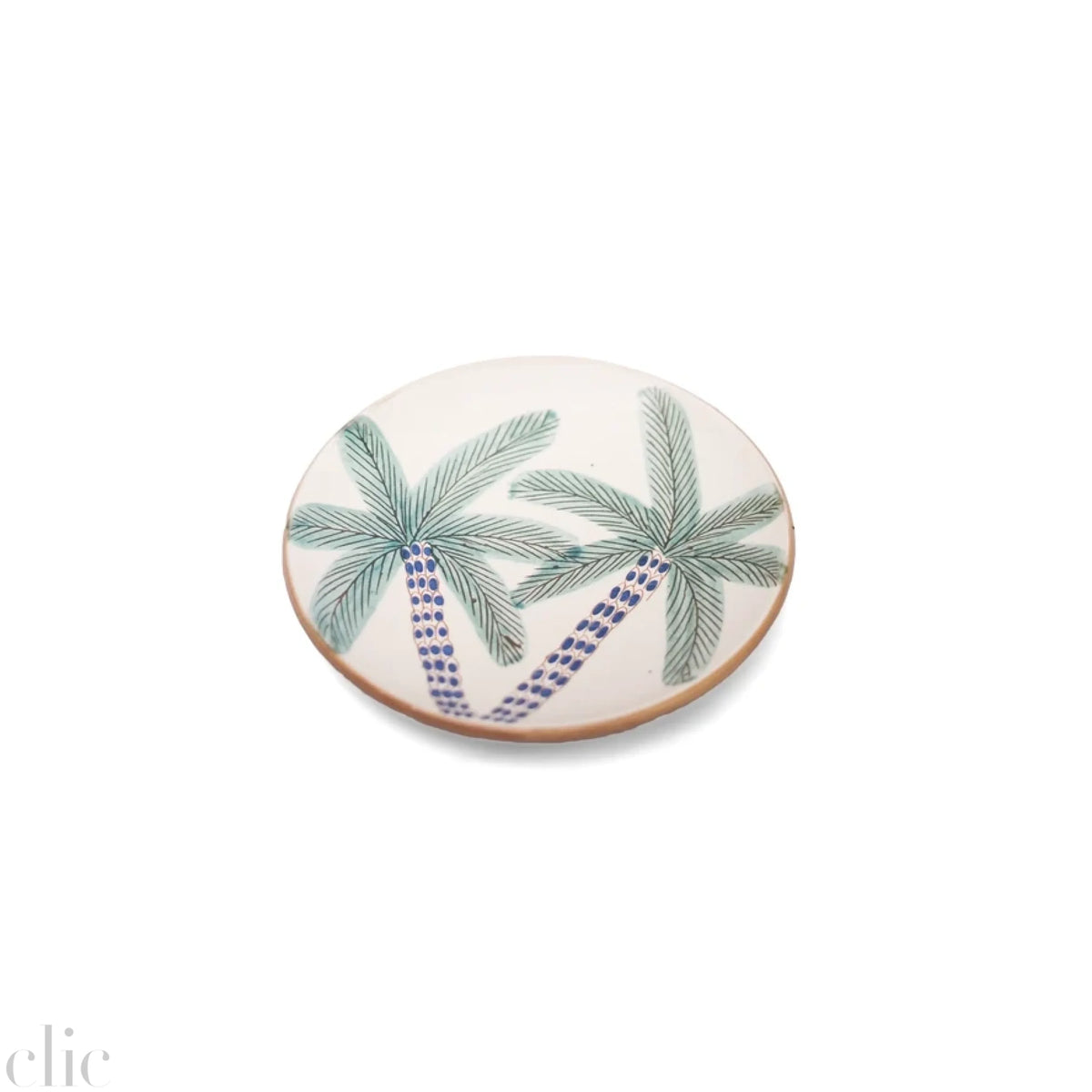 Palm Ceramic Plate, from Kiliim