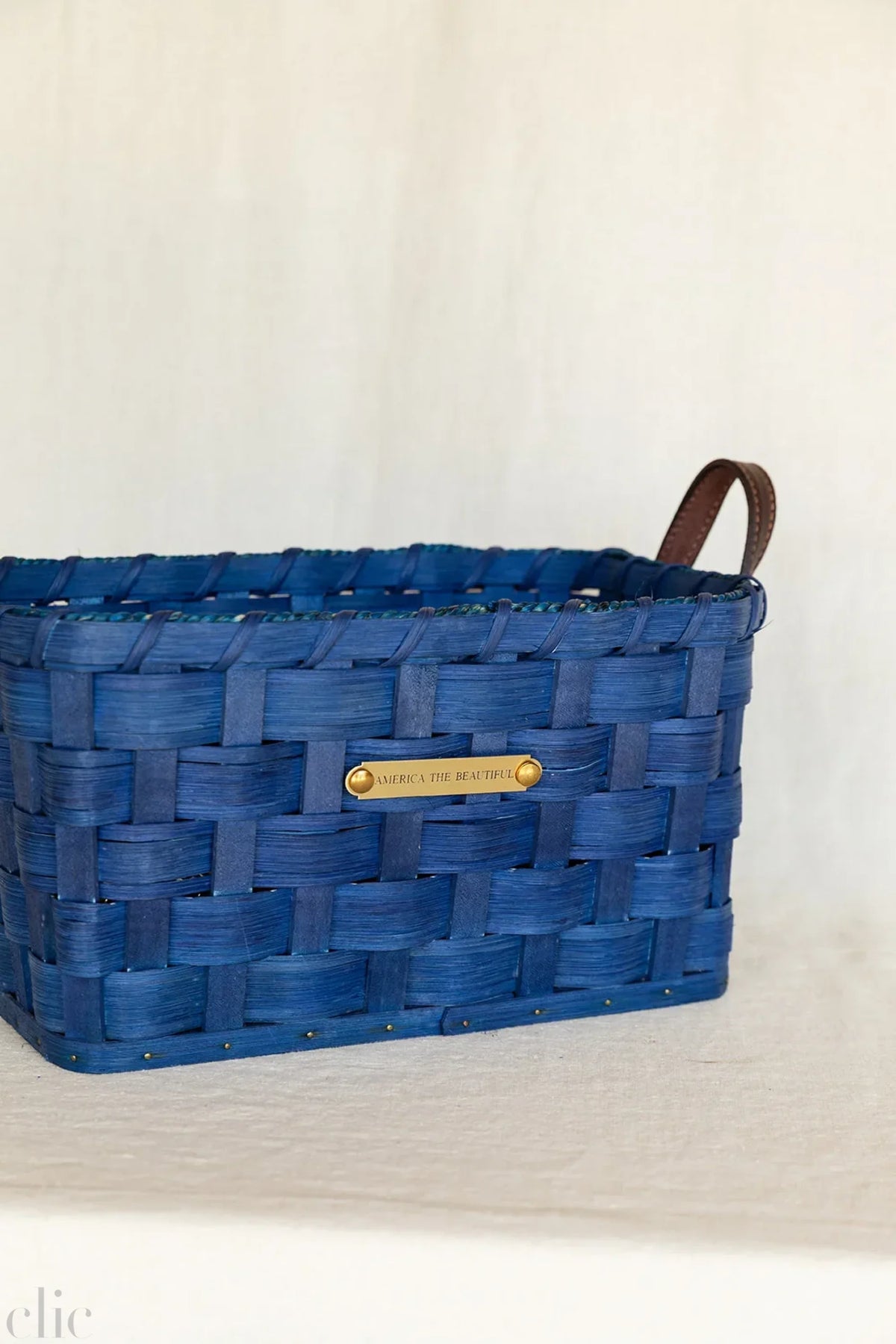 Wide Weave Americana Basket
