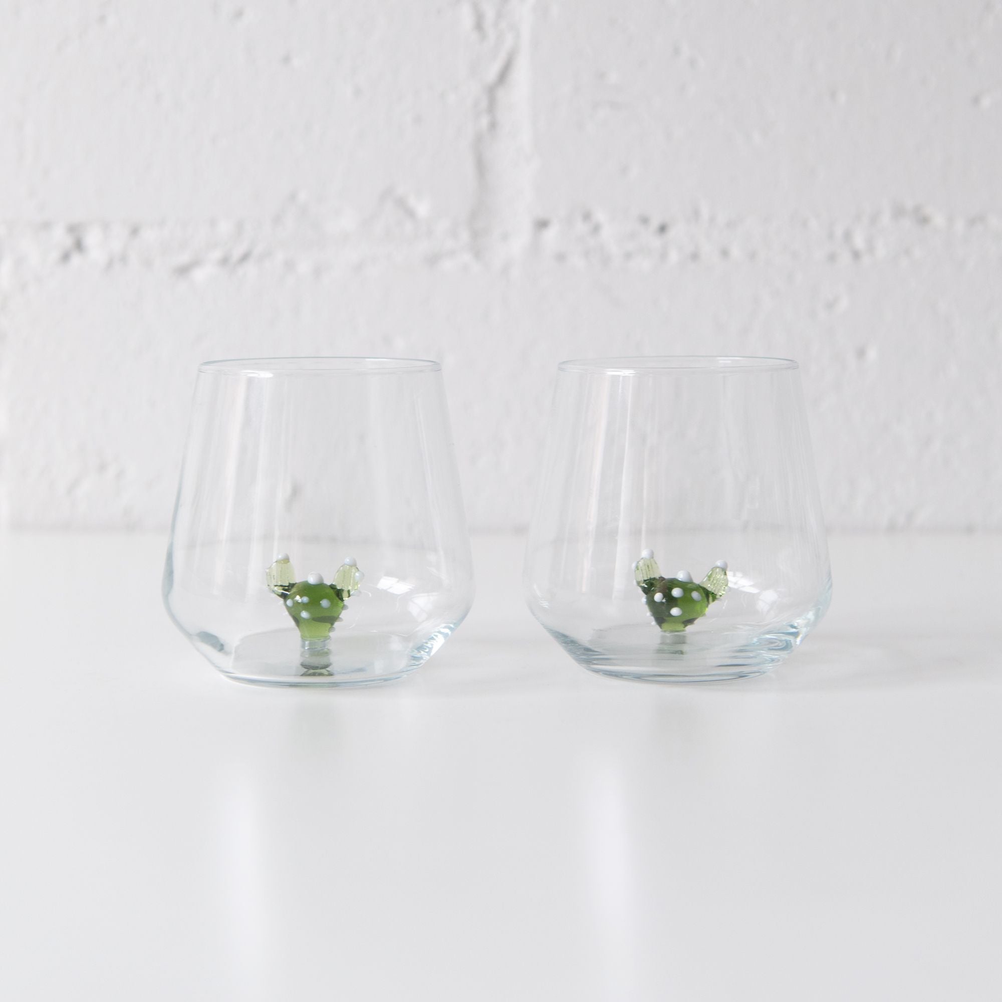 Cactus Drinking Glass, from Minizoo