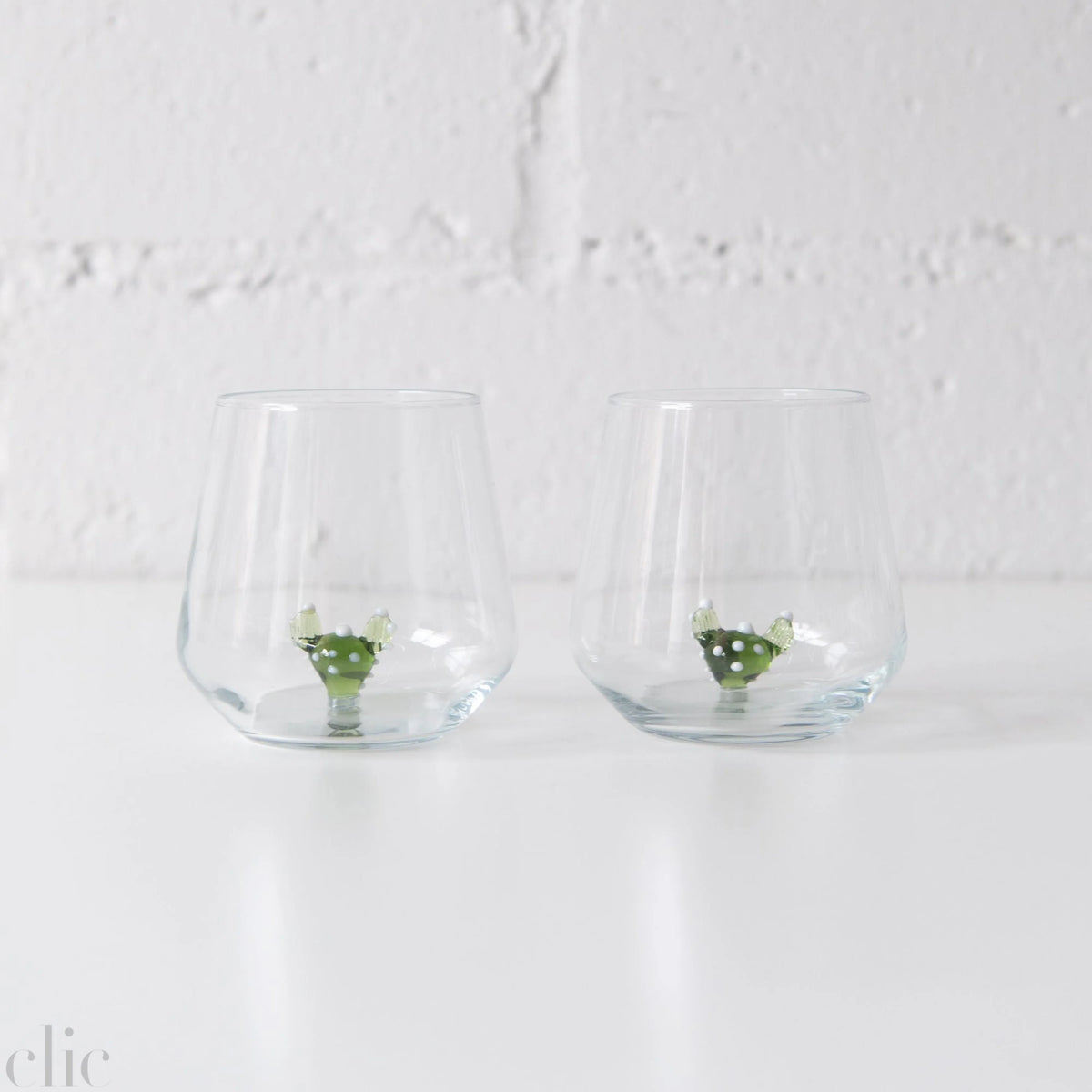 Cactus Drinking Glass