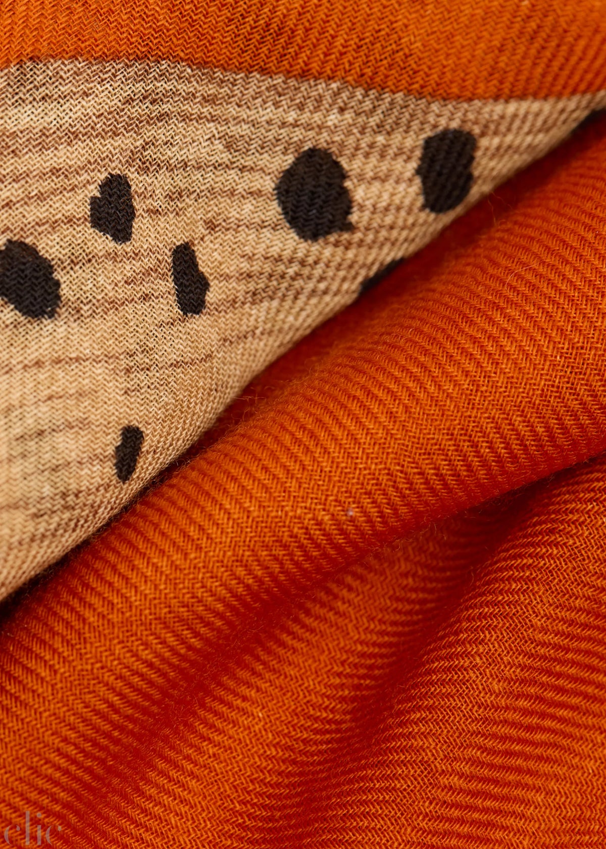 Jorgen 130 Square Scarf in Orange, from Inoui Editions