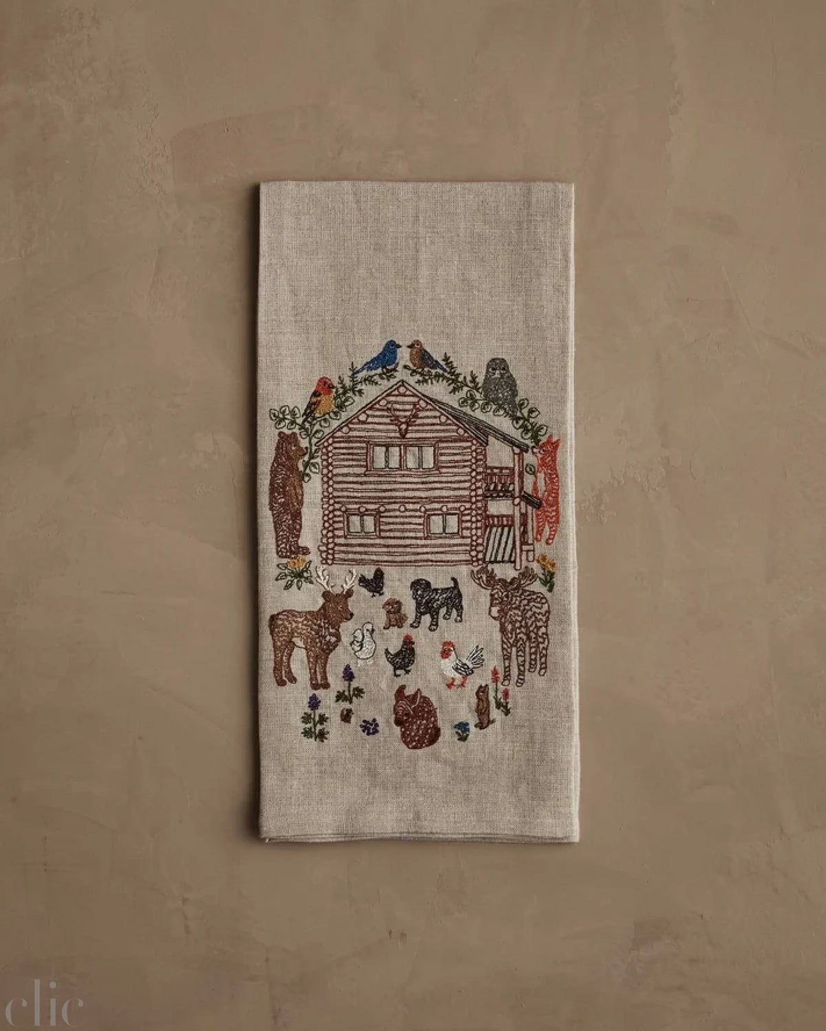 Cabin Life Tea Towel, from Coral & Tusk