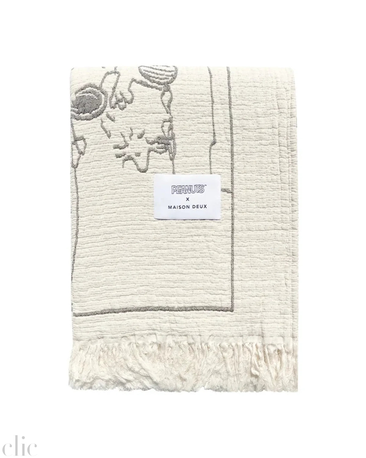 Peanuts Flight School Blanket, from Maison Deux