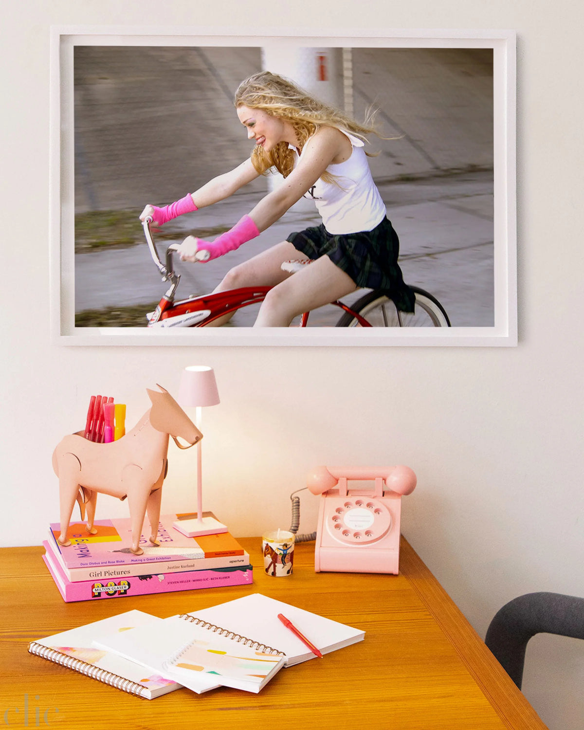 Katie on bike by Charity de Meer