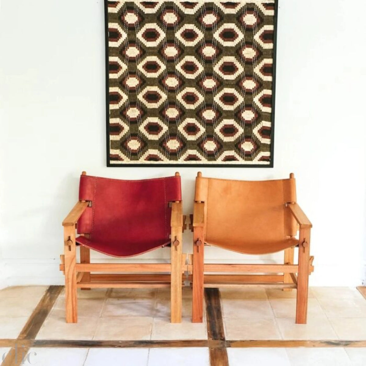Director Chair in Natural Leather