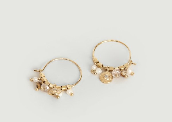 Suzie Earrings in Moonstone, from 5 Octobre