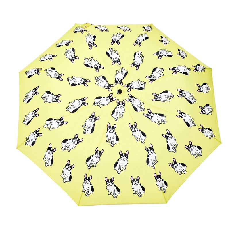 Compact French Bulldog Umbrella in Yellow, from Original Duckhead