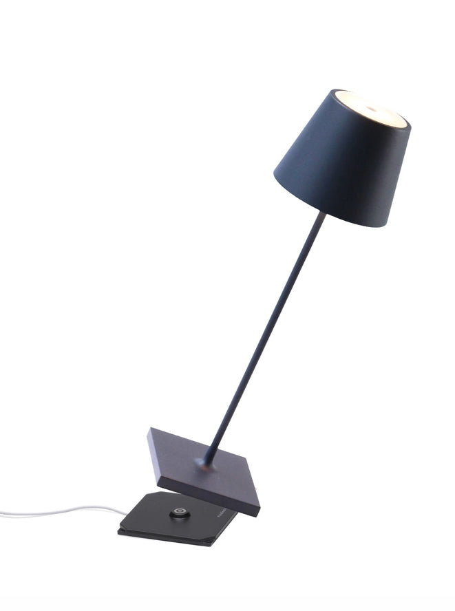 Poldina Pro Lamp in Steel Blue, from Zafferano