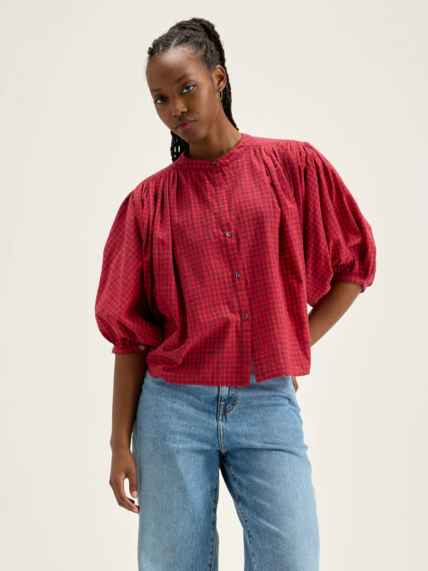 Ink 42 Blouse in Red, from Bellerose