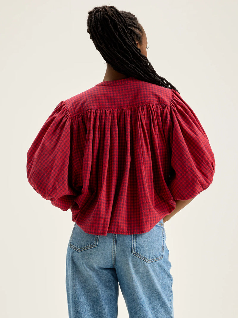 Ink 42 Blouse in Red, from Bellerose