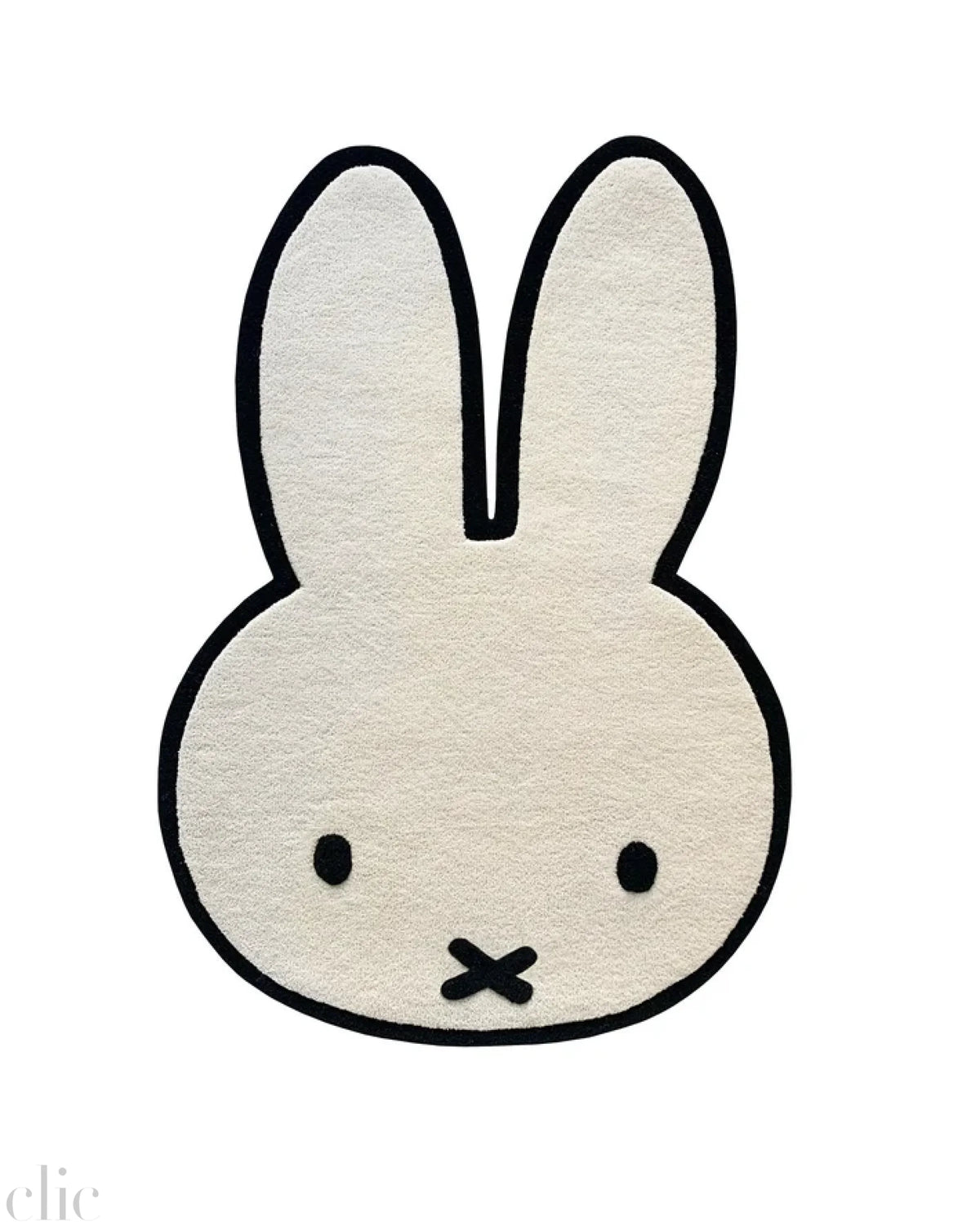 Miffy Nijntje Rug in Cream and Black, from Maison Deux