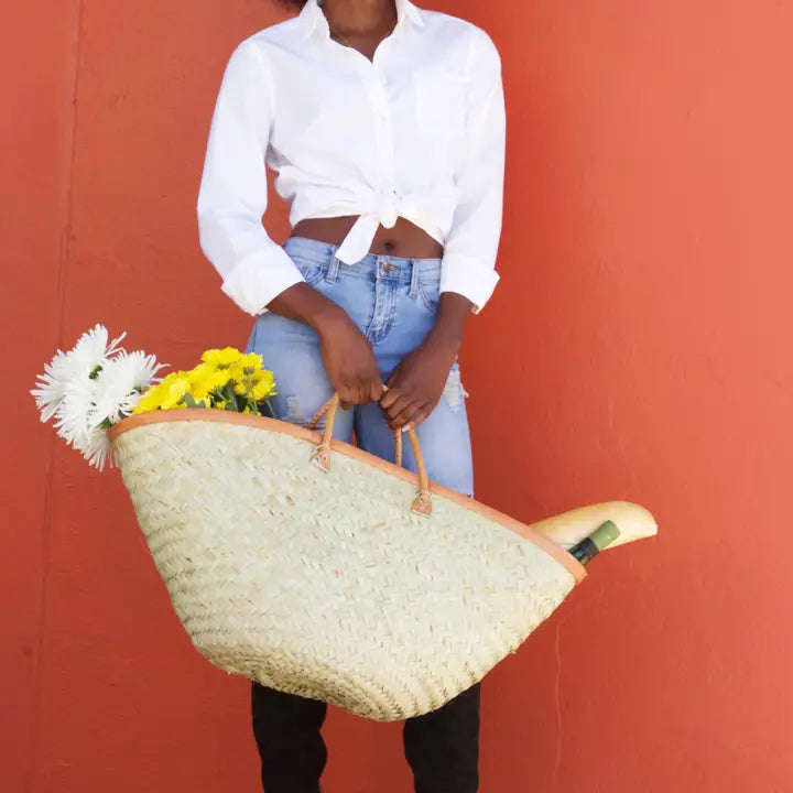 Kenyan Palm Shopper in Natural, from Swahili African Modern