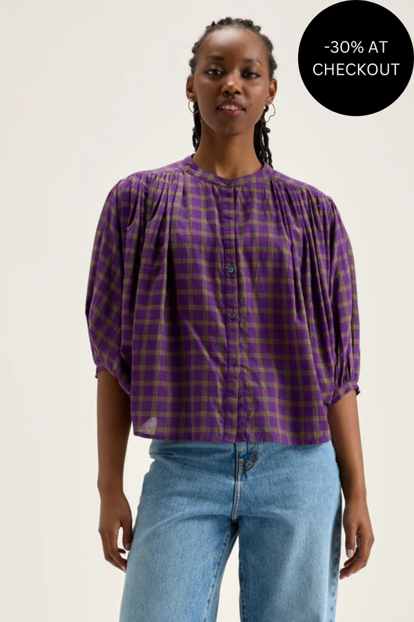 Ink 42 Blouse in Purple, from Bellerose